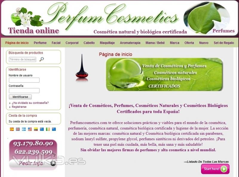 Perfumcosmetics.com - Venta de Cosméticos, Perfumes, Cosméticos Naturales y Cosméticos Biológicos