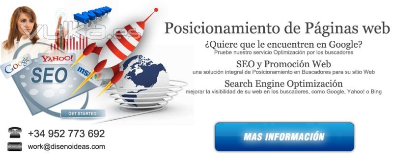 optimizacion y posicionamiento de páginas web