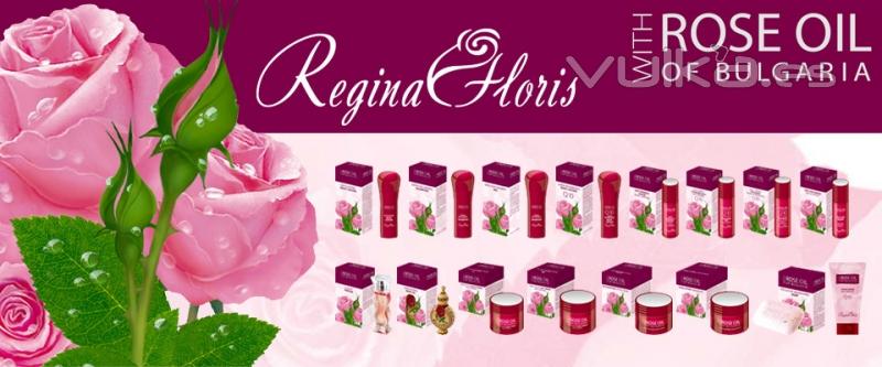 Perfumcosmetics.com - Seccin de cosmetica biologica de la Rosa de Bulgaria - Linea Regina Floris