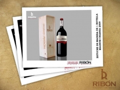 Caja de madera de magnum crianza 2009