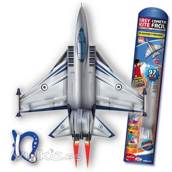 Cometa 3D Avion de caza Eolo Sport (Fighter plane)