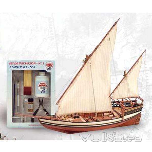 Maqueta naval Sultan 1:85 + Set de iniciacin Artesania Latina