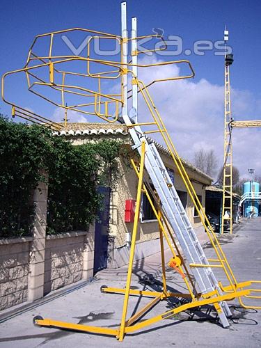 Escaleras de seguridad para cisternas