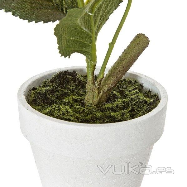 Plantas artificiales con flores. Planta hortensia artificial rosa 21 en lallimona.com (2)