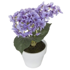 Plantas artificiales con flores planta hortensia artificial lila 21 en lallimonacom
