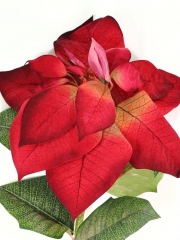 Ponsetias artificiales de calidad flor de pascua artificial grande oasisdecorcom
