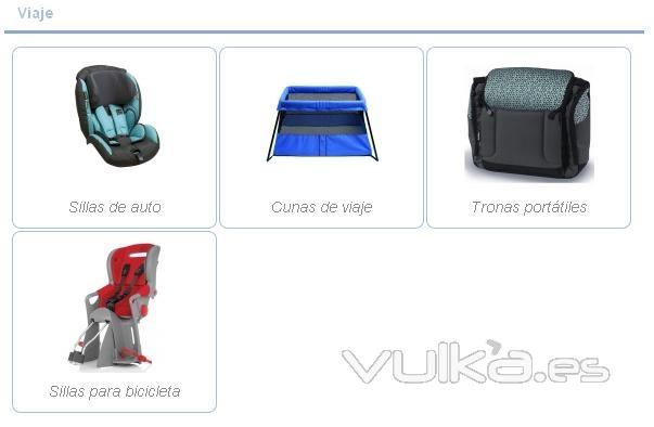 Sillas de coche, cunas de viaje, tronas porttiles o sillas para bicicleta te esperan en Baby Cotton