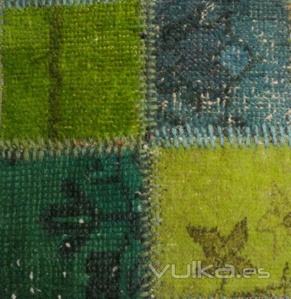 Alfombra Vintage Verde 