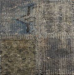 Alfombra vintage gris