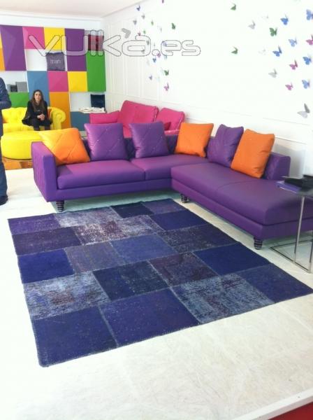 Alfombra Vintage Purpura 