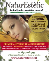 Las cestas de cosmetica natural un buen regalo para estas fiestas en mollet del valles