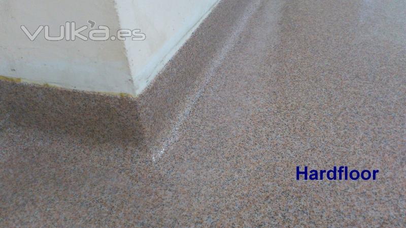 rodapi con mortero multicolor Hardfloor