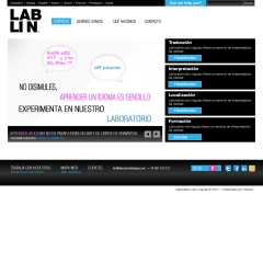 Diseño de sitio web LABLIN