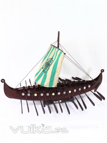 Maquetas de barcos. Maqueta barco vikingo Drakkar Oseberg grande oasisdecor.com