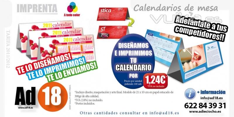 Calendarios de mesa Vigo