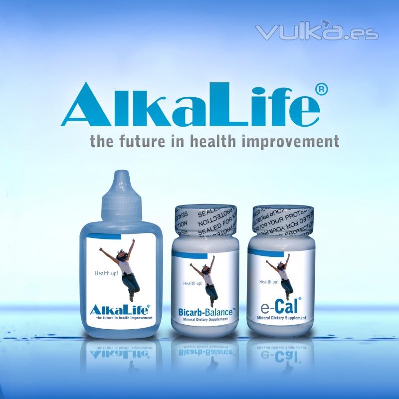 AlkaLife gotas pH | pastillas Bicarb-Balance | pastillas e-Cal