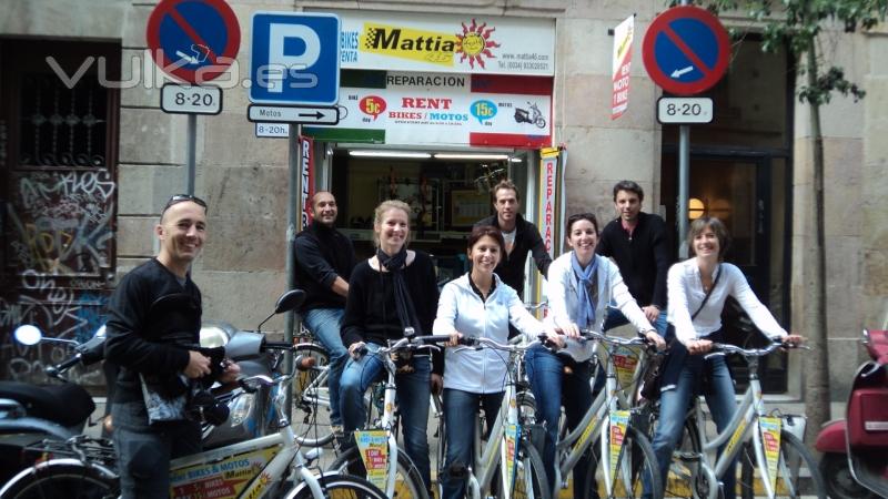 Alquiler de bicicletas en el corazn de Barcelona, cerca de las Ramblas