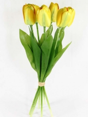 Tulipanes artificiales. atado tulipanes artificiales amarillos oasisdecor.com