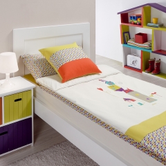 Saco nordico infantil casitas crudo de praia