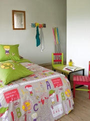 Funda nordica infantil lesson gris de praia