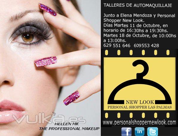 Talleres de automaquillaje en New Look, junto a Elena Mendoza, maquilladora profesional.