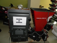 caldera de biomasa