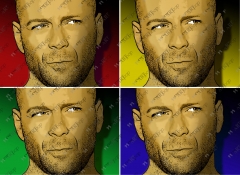 Popart warhol style