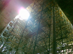 Mecano recuperable para ejecucion de forjado plano intermedio