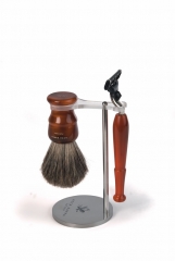 Set de afeitado clasico de lujo firmado acca kappa -cepillo en tejon-