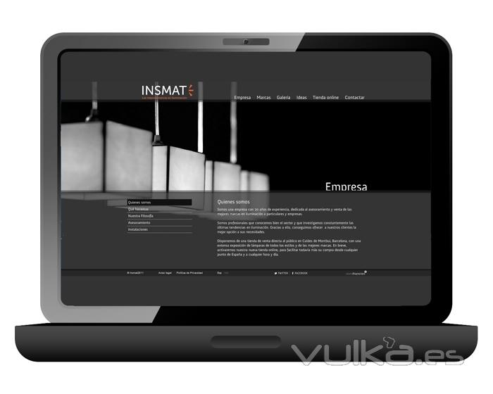 Site corporativo y tienda online para www.insmatcaldes.com