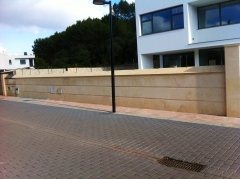 Chapado muro exterior