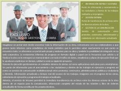 Portal web exclusivo de gestion de obra