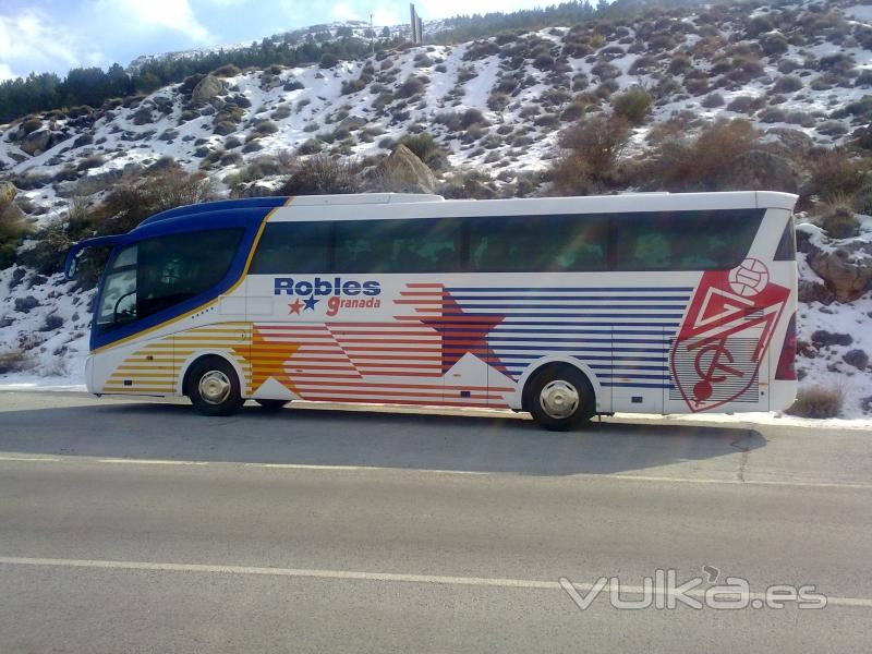 Irizar PB alto en Sierra Nevada