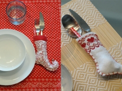 Decoracin para tu mesa navidea y los invitados, en artico