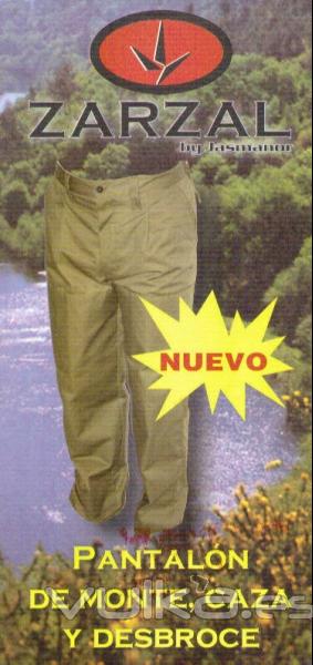 Pantalon especial Zarzal para monte caza y desbroce