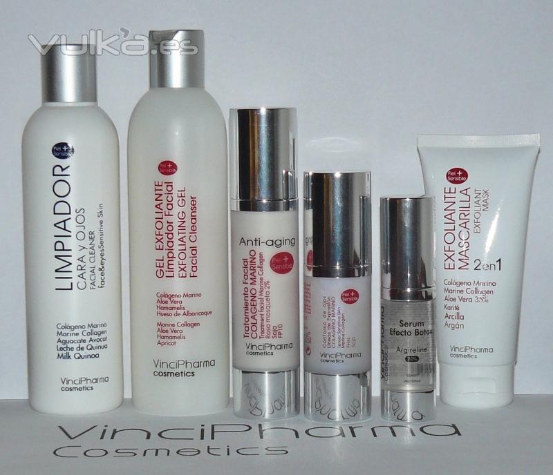 Productos faciales VinciPharma Cosmetics