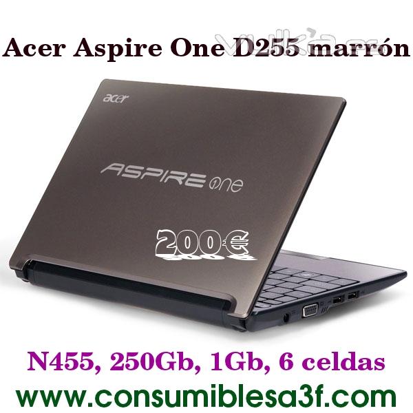 Acer Aspire One (N455, 250Gb, 1Gb, 6 celdas)