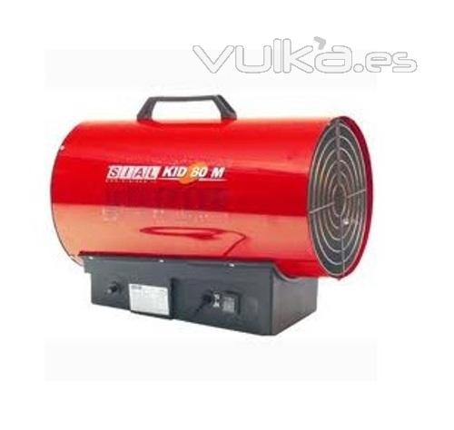 Generador de aire caliente portátil a gas porpano - butano KID80  en www.calefaccionpymarc.com