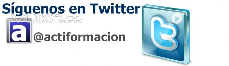 Síguenos en @actiformacion