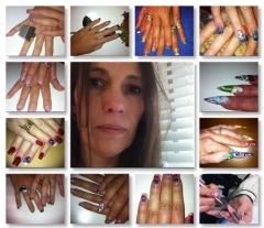 uñas esculpidas MARIA MORA