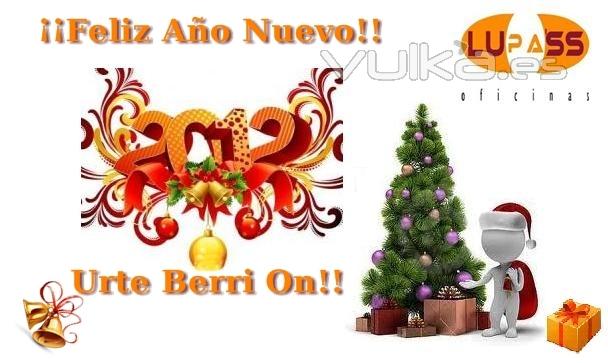 Desde Lupass Oficinas os deseamos un Feliz Ao Nuevo 2012!! Que sea prospero y productivo para todos