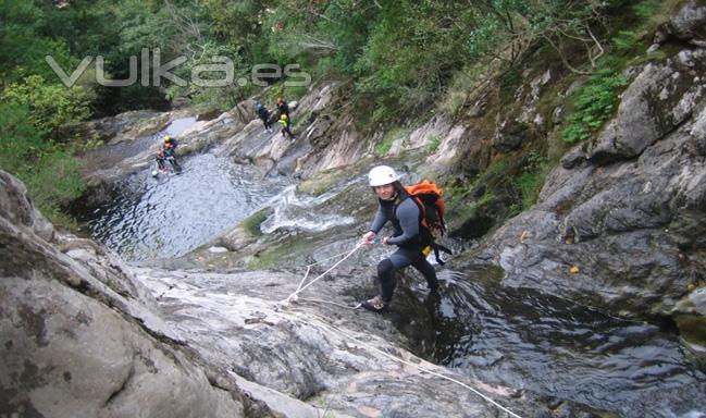 descenso de cañones