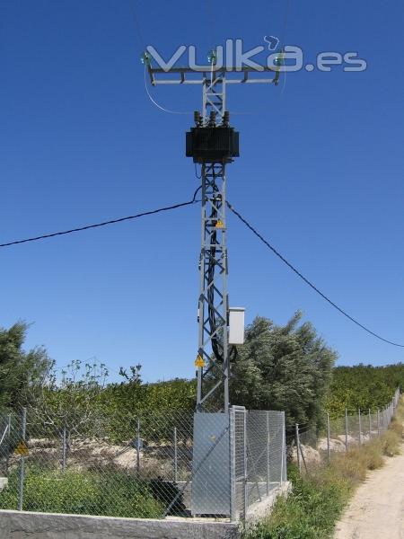 CTI Centro Transformación Intemperie de 100 KVA.