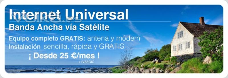 Distribuidor de internet por satelite quantis