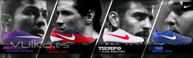 NUEVA COLECCION DE BOTAS NIKE, PRIMAVERA 2012. ya a la venta. www.deportespolos.com