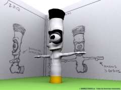 Piti personaje en animacion 3d creado para la campana loestoydejando