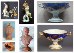 Restauracion de porcelana, terracota