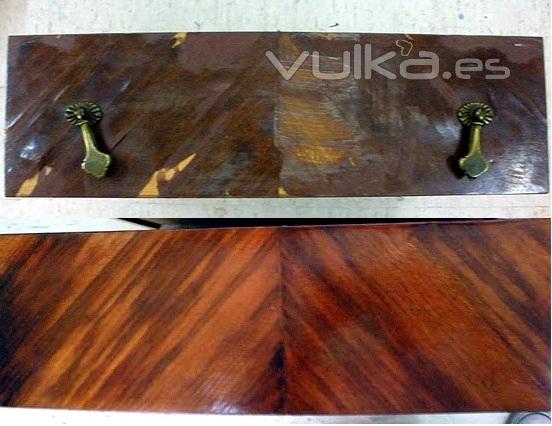 RESTAURACION DE MUEBLES- CHAPAS DE MADERA