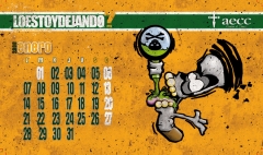 Calendario del personaje piti para la campana loestoydejando