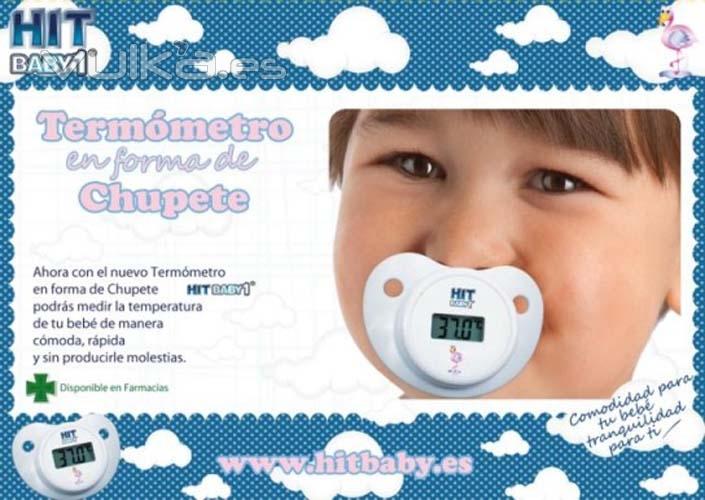 Chupete termmetro HITBABY1. Podrs medir la temperatura de tu beb de forma cmoda, rpida y segura